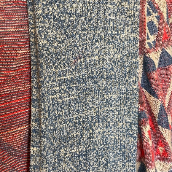 LUCKY BRAND Boho Aztec Cardigan Poncho Medium - Picture 5 of 8